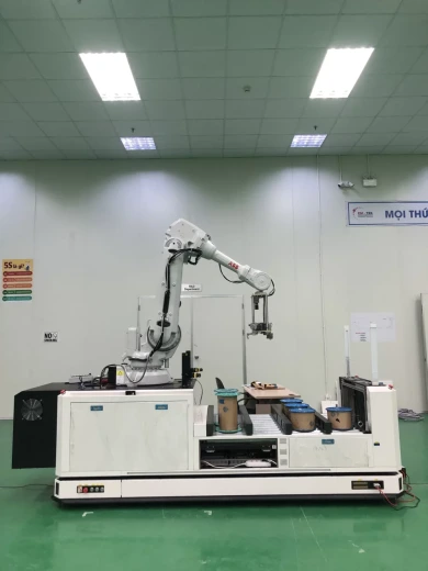 Robot Gắp Hàng Tự Động Khi Di Chuyển